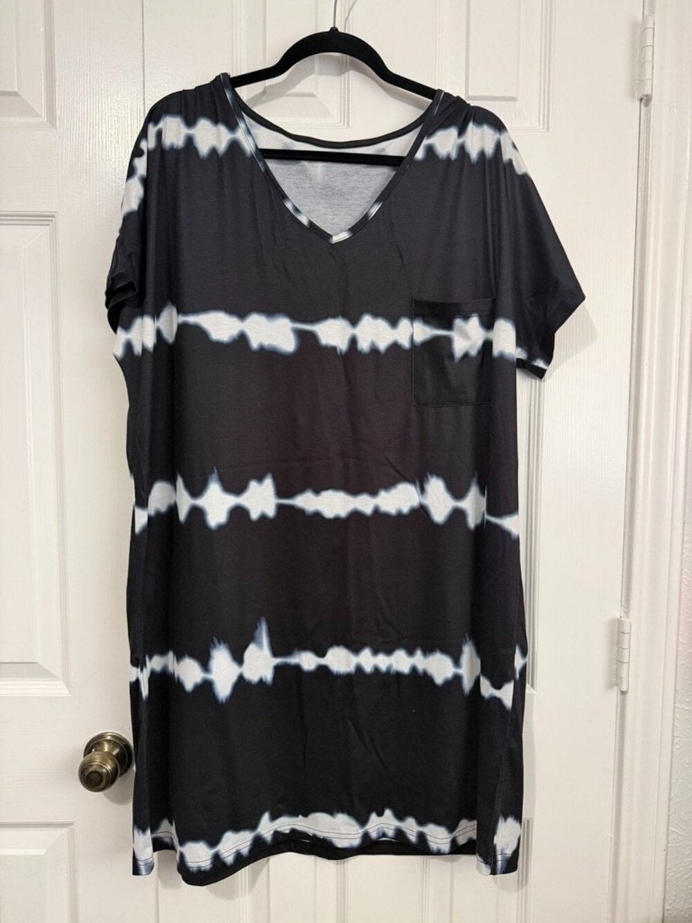 V Neck Mini Beach Coverup Size 2XL